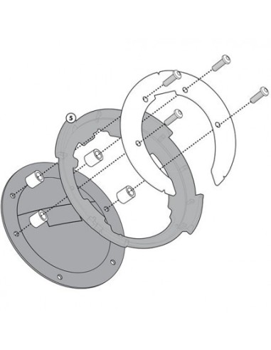 Givi BF22 - Flangia per borse tanklock