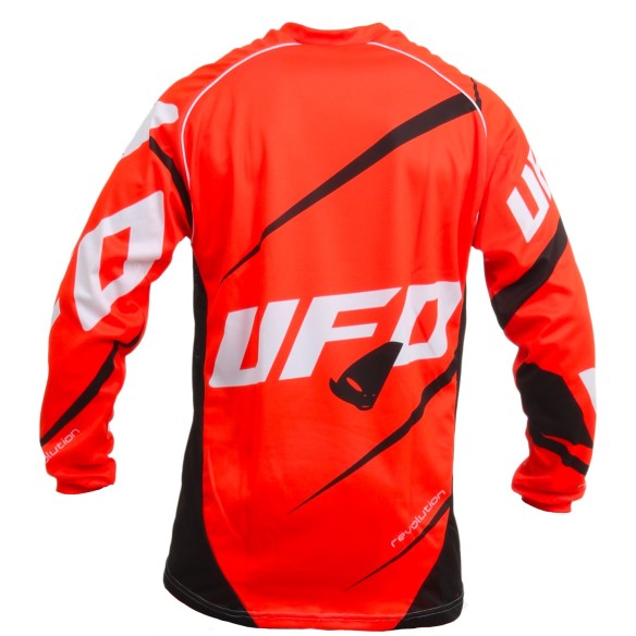 Ufo Revolution made in Italy maglia rosso fluo