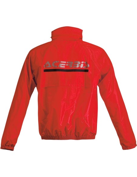 Acerbis Rain Suit Logo - Red/Black