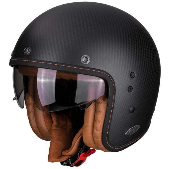 Casco jet Scorpion Exo Belfast Evo - Carbon Matt Black da Canella