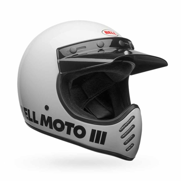 Bell moto 3 - White Classic