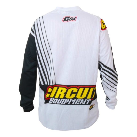 Maglia tecnica per il fuoristrada  Circuit Tamanho Preto - Black/White