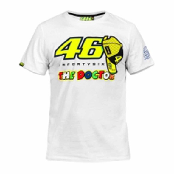 VR46 T-Shirt TheDoctor - Bianco