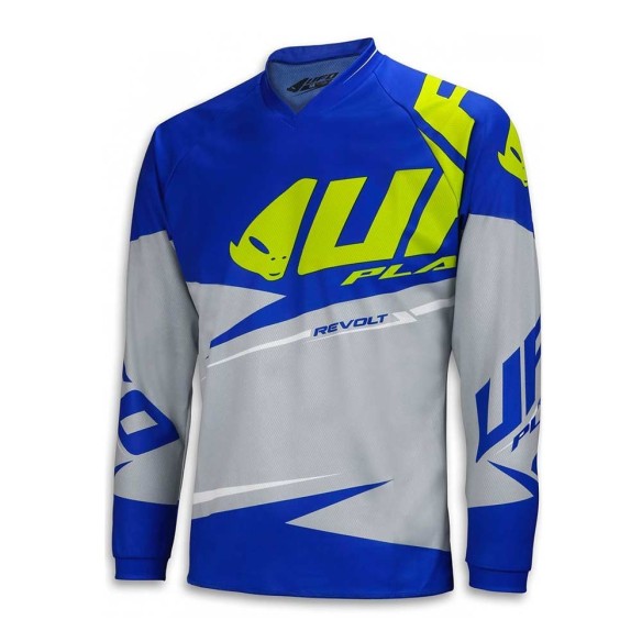 Maglia fuoristrada Ufo Revolt - Grey/Blue