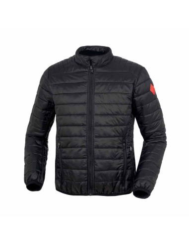 Giacca moto uomo in tessuto tecnico T.UR J-Two nero