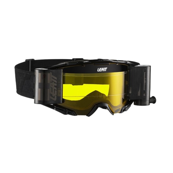 Maschera per il fuoristrada Leatt Velocity 6.5 Roll-Off - Black/ Grey.