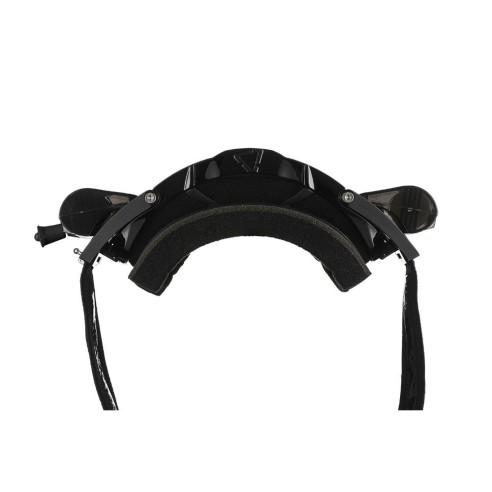 Maschera per il fuoristrada Leatt Velocity 6.5 Roll-Off - Black/ Grey.