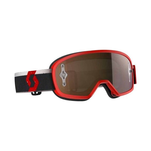 Maschera Bimbo Scott Buzz Mx Pro BIMBO - Red/Grey