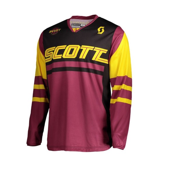 Scott 350 Race - Maglia - Marron/Yellow
