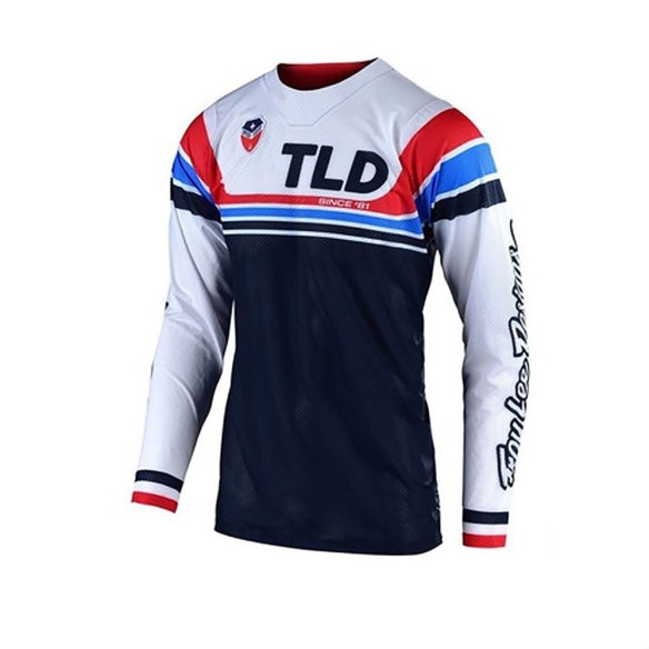 Troy Lee Design SE Air Seca - Maglia - White/Dark Navy