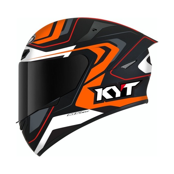 KYT TT-Course - Overtech Black/Orange