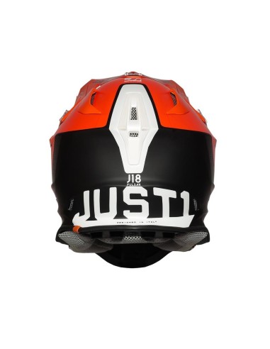 Casco MX Just1 J18 Pulsar - Orange/Wht/Black