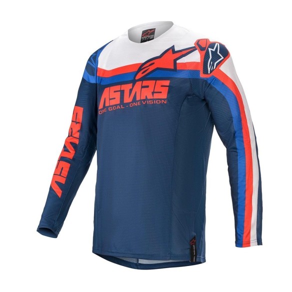 Alpinestars Techstar Venom - Maglia - Drk Blue/Bright Red