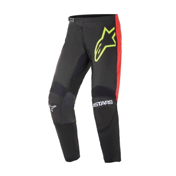 Pantalone fuoristrada Alpinestars Fluid Tripple - Pant - Blk/Yell Fl/Bright Red