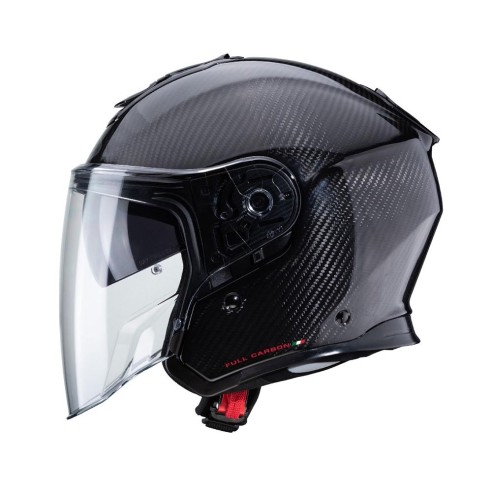 Casco Jet in Carbonio Caberg Flyon Carbon - Blk in vendita da Canella Motoabbigliamento