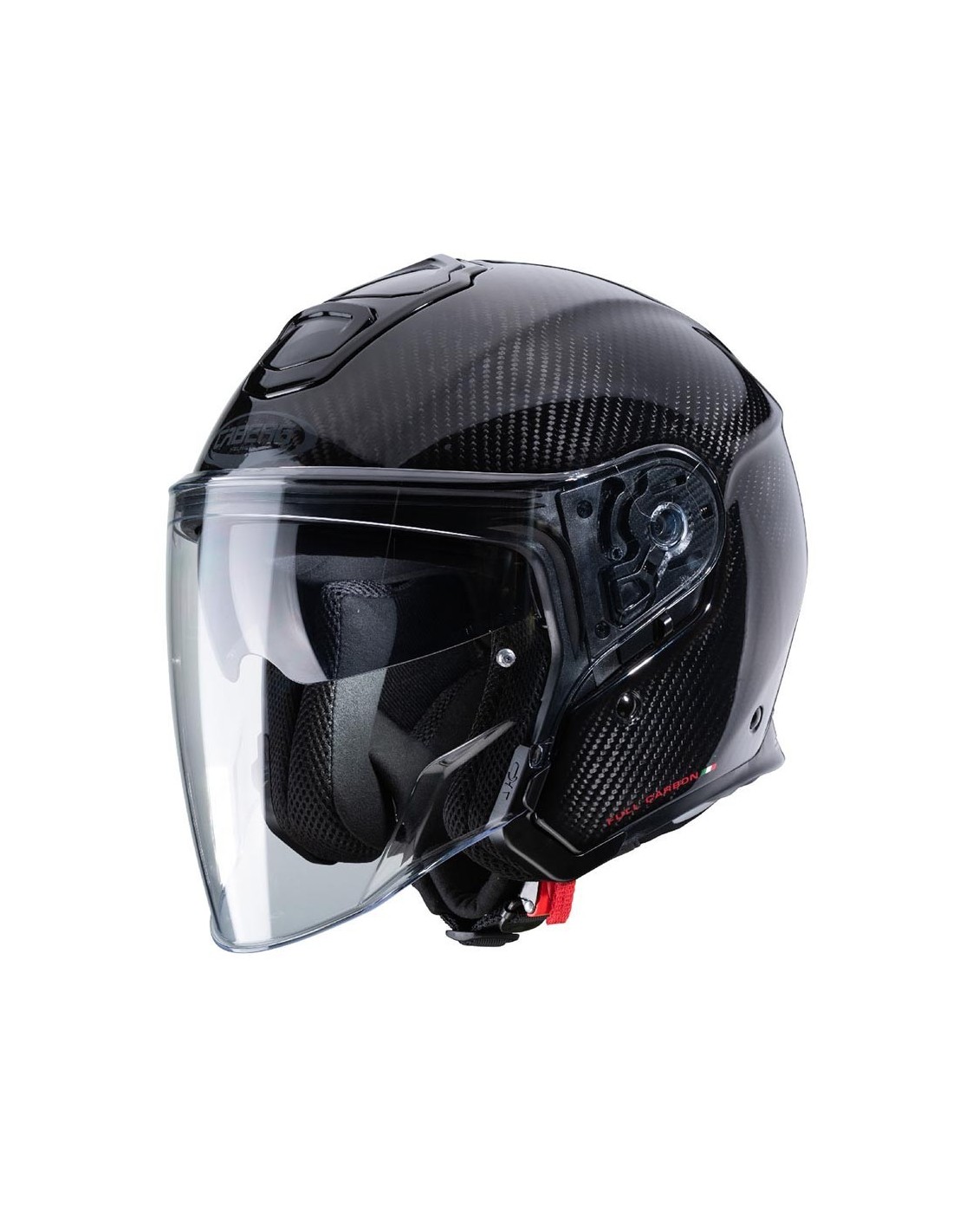 Casco Jet in Carbonio Caberg Flyon Carbon - Blk in vendita da Canella  Motoabbigliamento