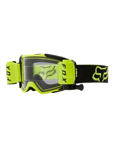 Maschera Fuoristrada FOX VUE Stray RollOff - Flo Yellow