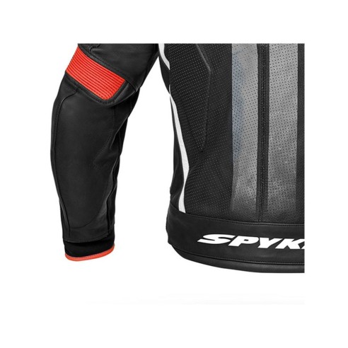 Giacca mezza stagione moto in pelle Spyke Estoril EVO -