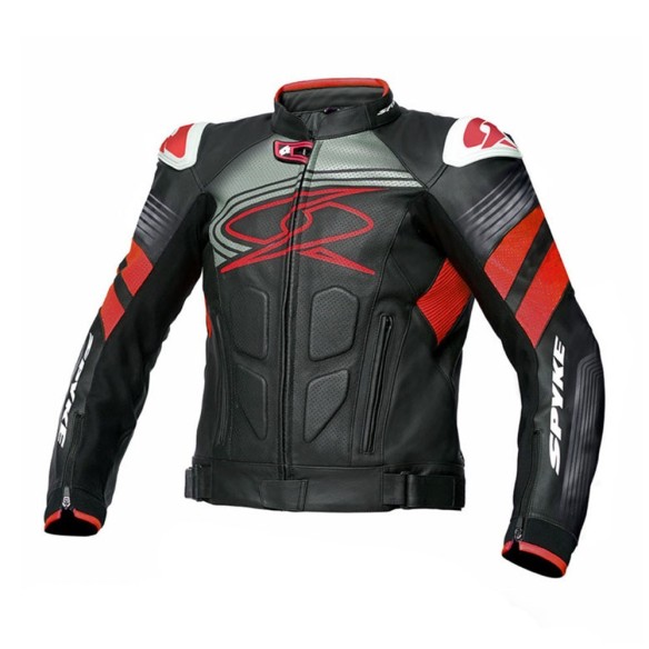 Giacca mezza stagione moto in pelle Spyke Estoril EVO -