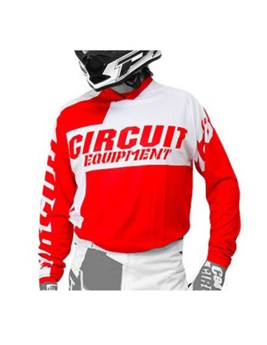 Maglia tecnica per il fuoristrada  Circuit Tamanho - Red/White