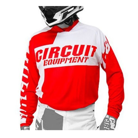 Maglia tecnica per il fuoristrada  Circuit Tamanho - Red/White