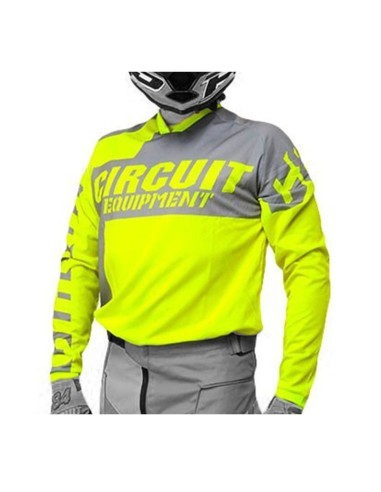 Maglia tecnica per il fuoristrada Circuit Tamanho - Neon/Grey