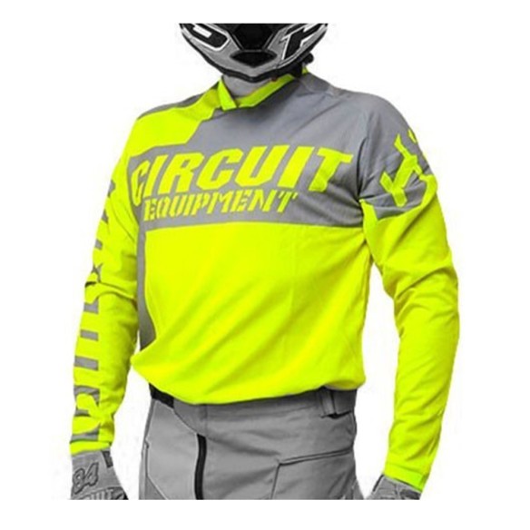 Maglia tecnica per il fuoristrada Circuit Tamanho - Neon/Grey