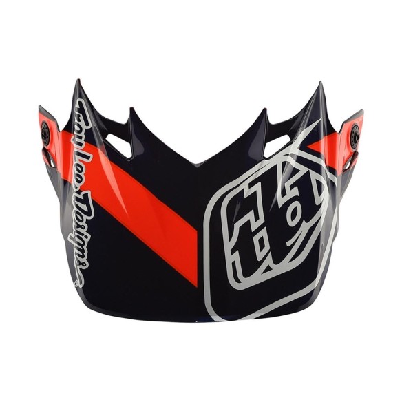 Frontino Troy Lee Design SE4 Carbon Streamline Visor - Navy/Org