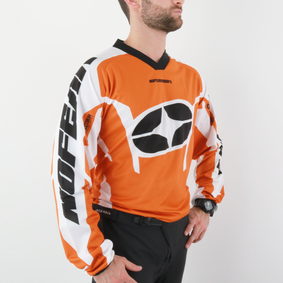 Maglia Fuoristrada No Fear Spectrum - Orange 06