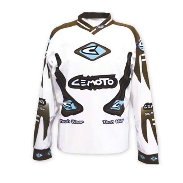 Maglia fuoristrada Cemoto Tech 3 - Maglia - Brw/Azzurro