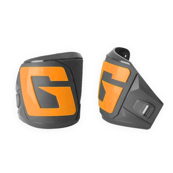 Gaerne Placca SG12 - Grigio/Arancio - Placchetta di ricambio per Gaerne SG12 stivale fuoristrada