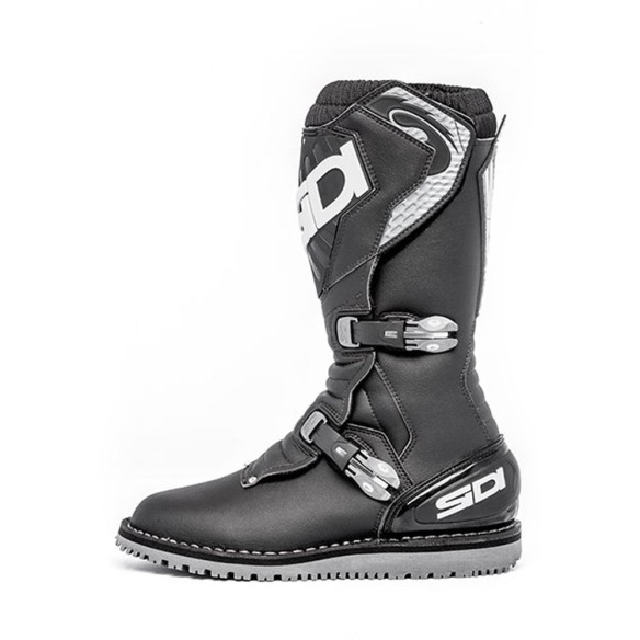 Stivali Sidi Trial Zero.2 - Black/Black,  microfibra e pelle scamosciata.