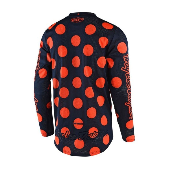 Maglia fuoristrada Troy Lee Design GP Air Polka - Dot Navy/Orange