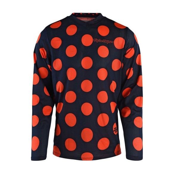 Maglia fuoristrada Troy Lee Design GP Air Polka - Dot Navy/Orange