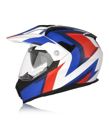 CASCO ACERBIS FLIP FS-60 ATV CROSS STRADALE ENDURO INTERNO LAVABILE GIALLO2  FLUO