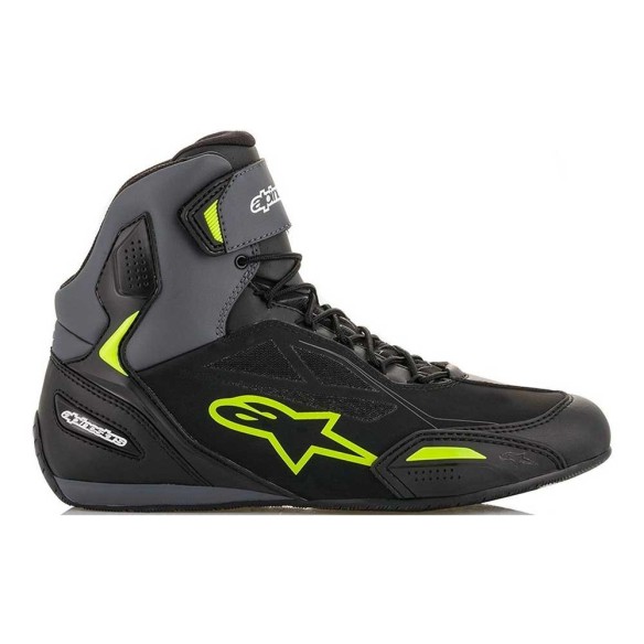 Alpinestars Faster 3 Ds - Black/Gray/Yellow Fluo