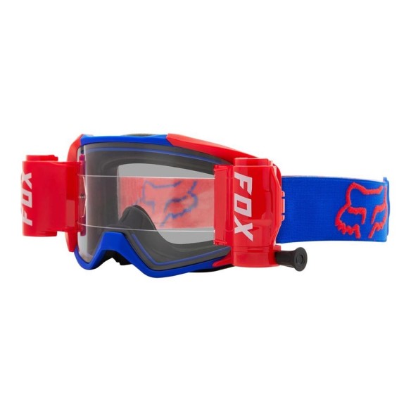 Maschera fuoristrada FOX VUE Stray Roll-Off - Blue