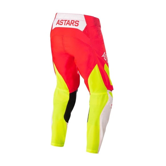 Pantalone fuoristrada Alpinestars Youth Racer Factory 022 - Pant - Red Fl/Wht/Yell