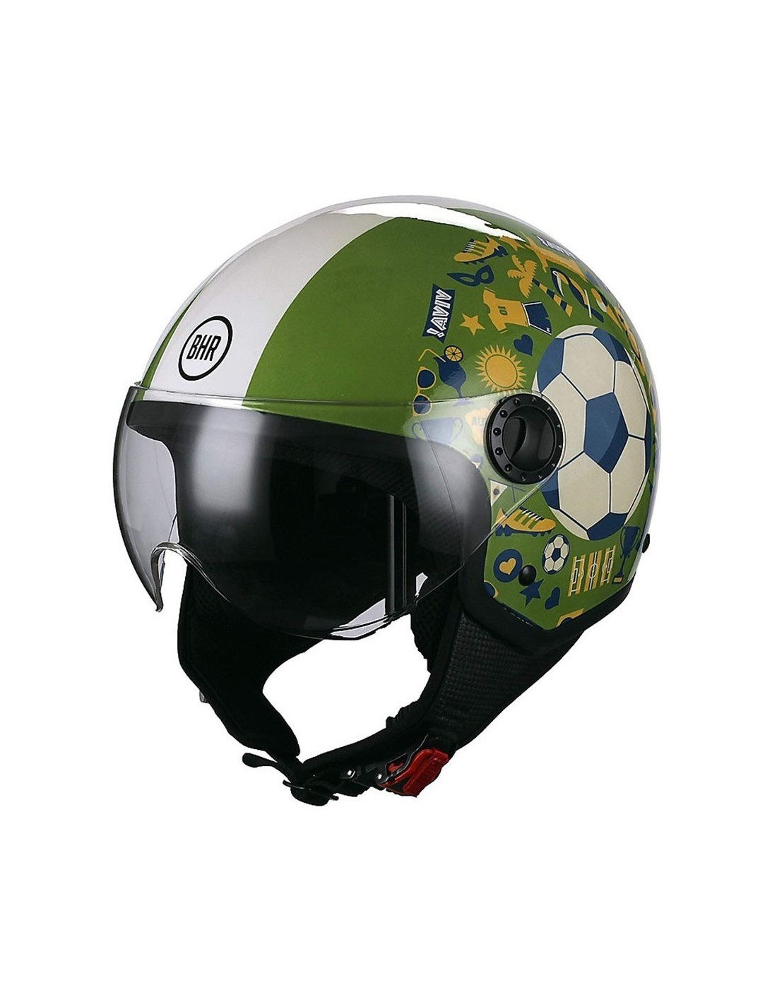 Casco Bhr Demi-jet 801 One Pelle B