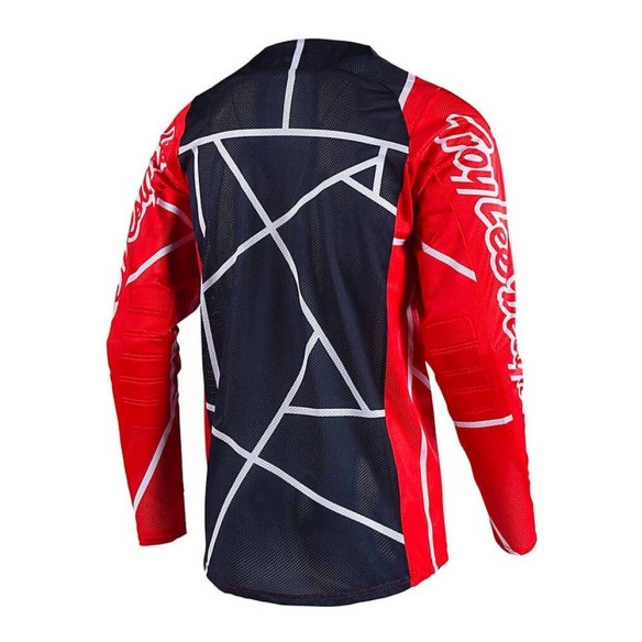 maglia cross Troy Lee Design SE Air Metric - Maglia - Red/Navy offroad