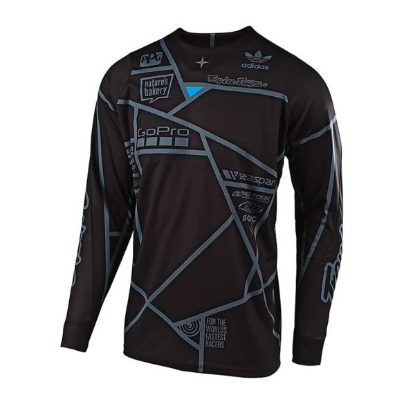 maglia cross Troy Lee Design SE Metric - Maglia - Black offroad