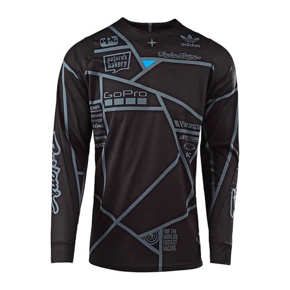 maglia cross Troy Lee Design SE Metric - Maglia - Black offroad