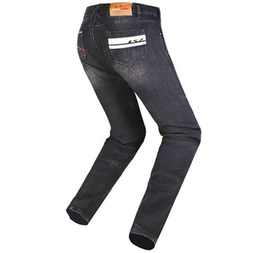 Jeans tecnico LS2 Dakota in cotone, poliestere e fibre aramidiche