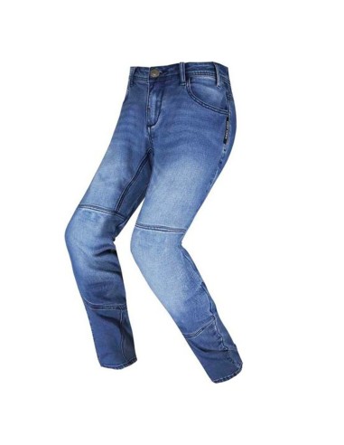 Jeans tecnico lady LS2 Dakota in cotone, poliestere e fibre aramidiche