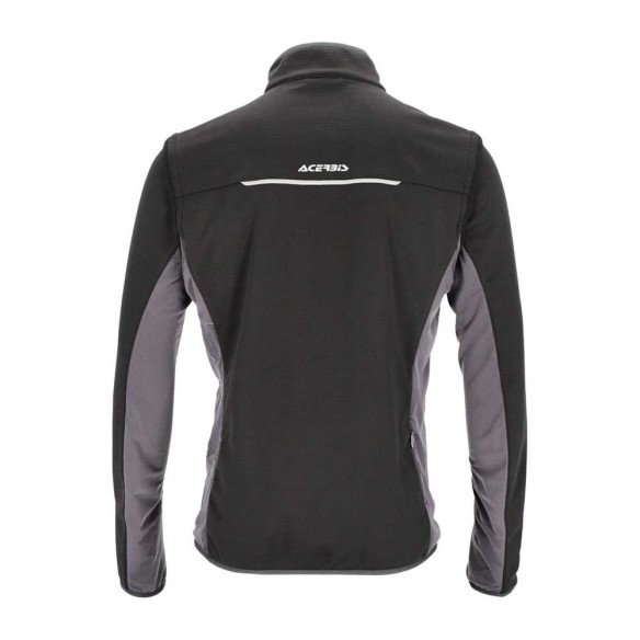 Giacca Acerbis Softshell Track - Nero/Grigio enduro offroad