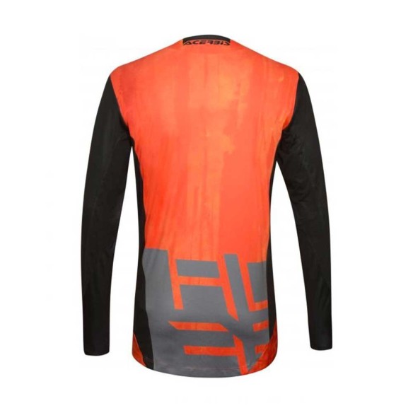 Maglia tecnica Acerbis MX Outrun - Arancio/Nero offroad cross enduro