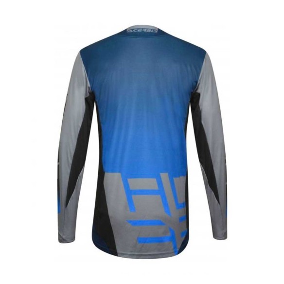 Maglia tecnica Acerbis MX Outrun - Blu/Grigio offroad cross enduro