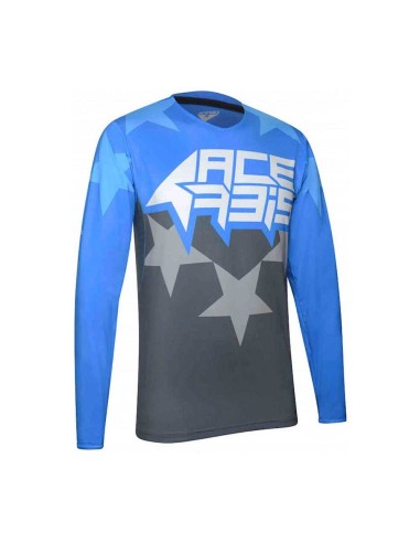 Maglia tecnica Acerbis X-Flex Startchaser - Blu/Grigio offroad cross enduro