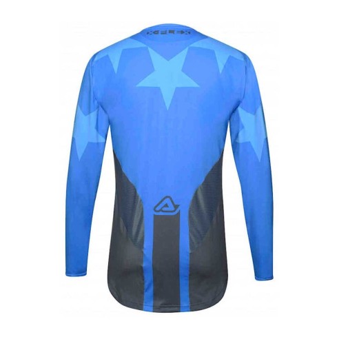 Maglia tecnica Acerbis X-Flex Startchaser - Blu/Grigio offroad cross enduro