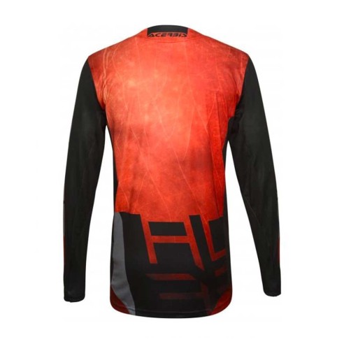 Maglia tecnica Acerbis MX Outrun - Rosso/Nero offroad cross enduro